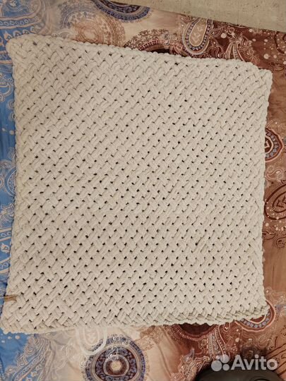 Плед вязаный плюшевый детский