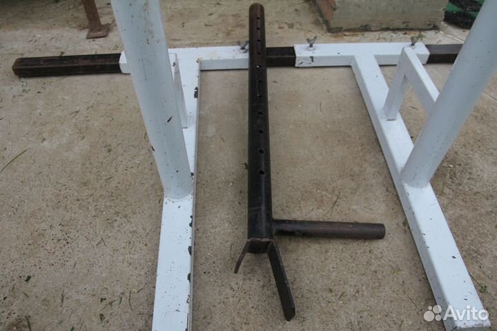 Гриф, стойка, блины, скамья