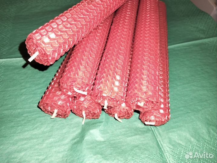 Свечи ручной работы из вощины