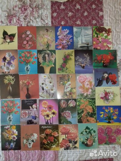 Открытки СССР мини