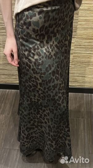 Юбка леопардовая