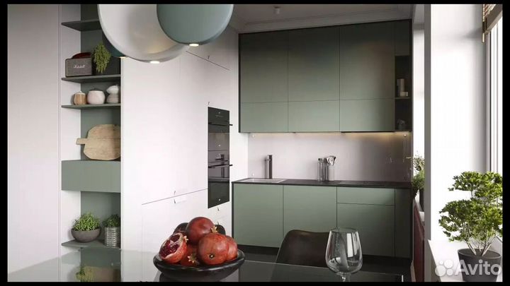 Кухня под потолок любого размера