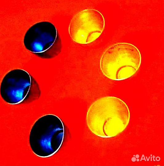 Коньячный набор цветные. Винтаж