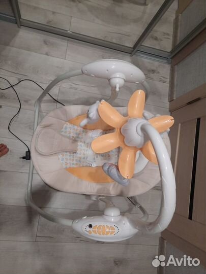 Детские электронные качели для новорожденных