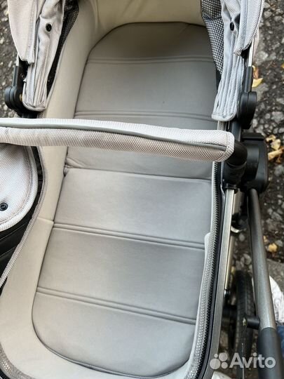 Новая коляска трансформер luxmom 2в1 серая