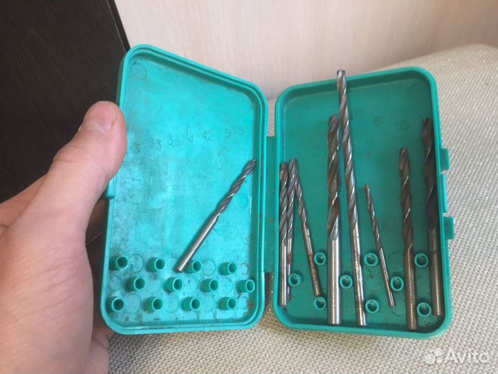 Набор сверл СССР коробочка клеймо ретро