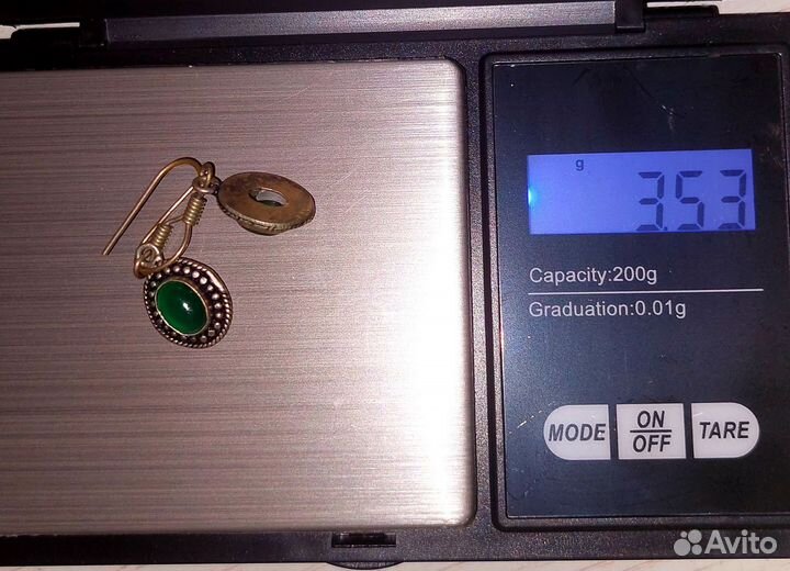 Серьги, цепочки, подвеска, серебро