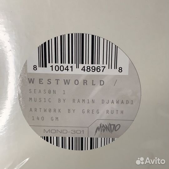 Westworld (Мир Дикого Запада) Season 1 3LP