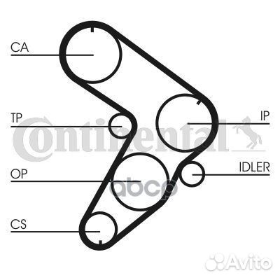 Ремень грм CT599 Continental