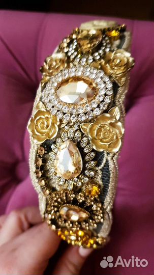 Ободок для волос со стразами