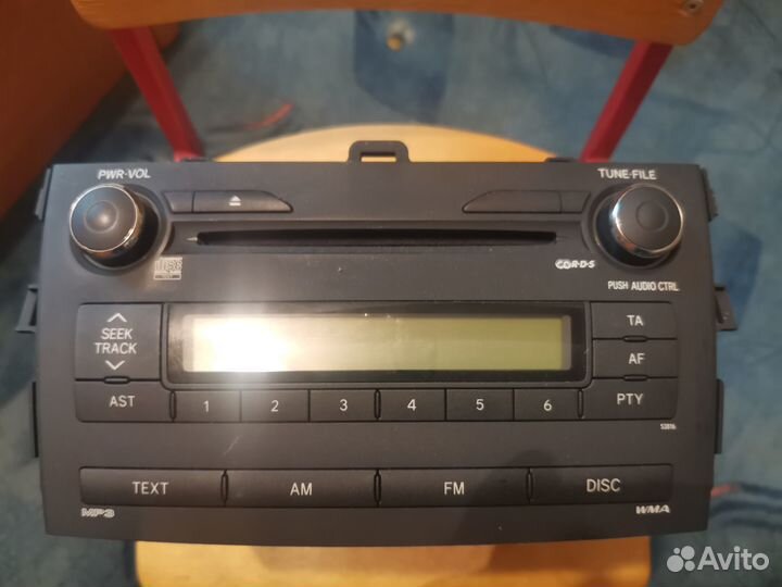 Штатное головное устройство toyota corola