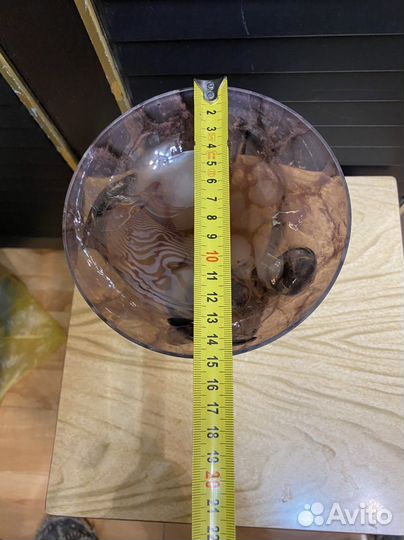 Вазы из цветного стекла