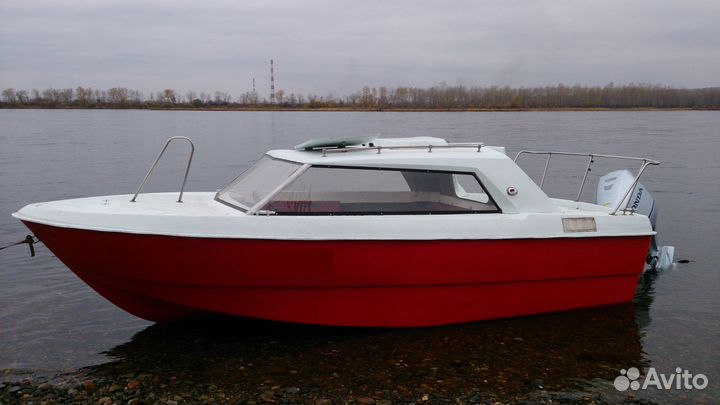 Катер с-55 с плм Honda 150
