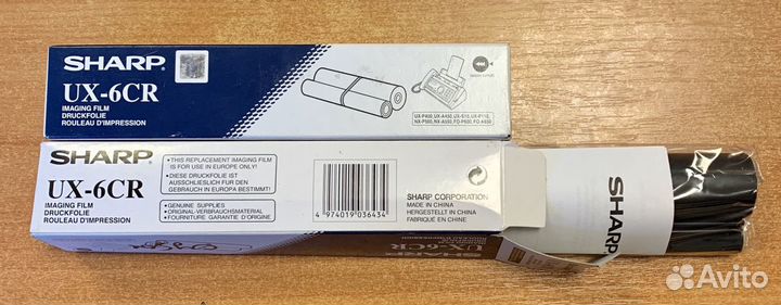 Термоплёнка Sharp UX-6CR оригинал 2шт