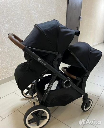 Прогулочная коляска для двойни бу