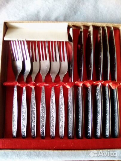 Набор столовый 12 предметный нержавейка