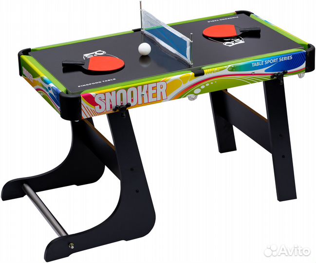 Игровой стол 4в1 аэрохоккей/бильярд/футбол/теннис