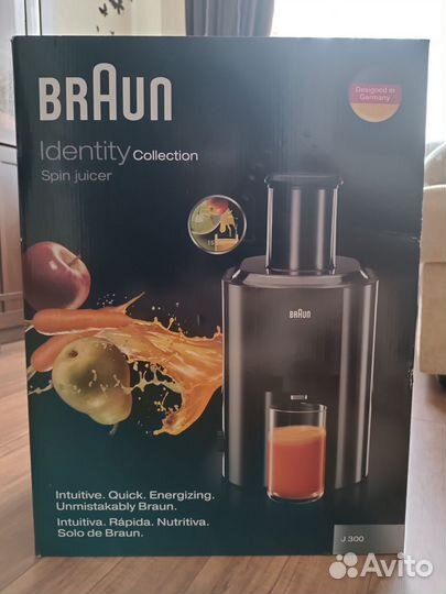 Абсолютно новая соковыжималка Braun J300