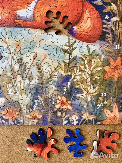 Деревянный пазл Барсук