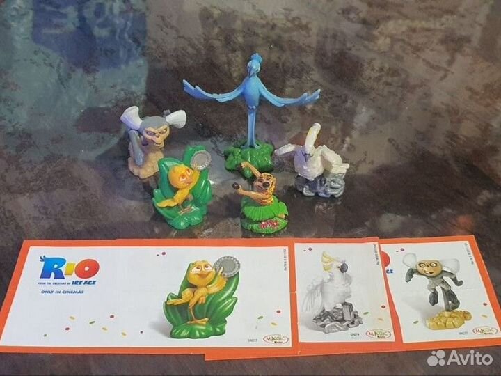 Игрушки из киндера. Неполные серии