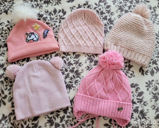 Демисезонные шапки на 4-5 лет