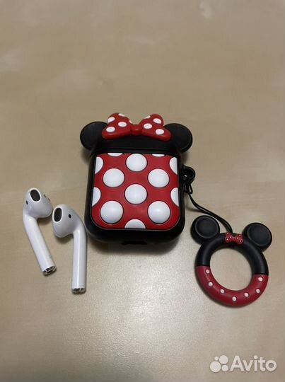Кейс Airpods, футляр с беспровод.зарядкой оригинал
