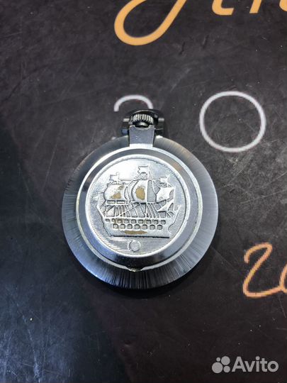Часы карманные ракета парусник СССР