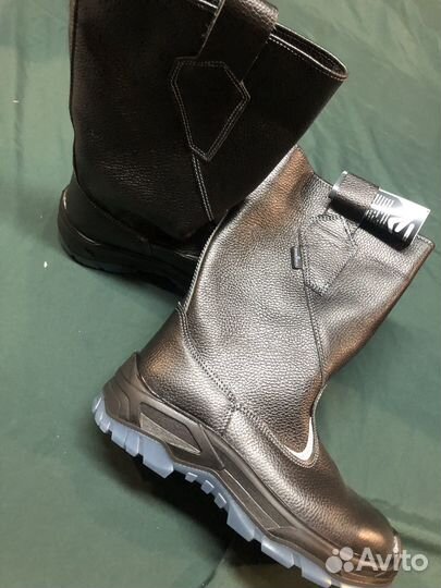 Сапоги мужские кожаные 