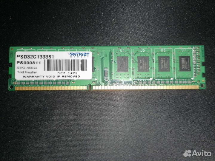 Оперативная память ddr3