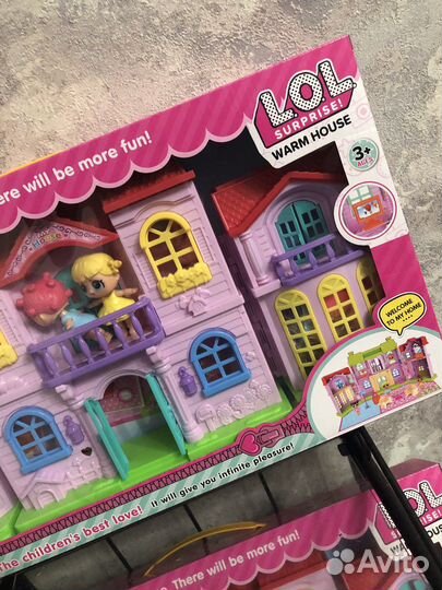 Кукольный домик для лол замок