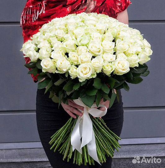 Метровые розы с доставкой