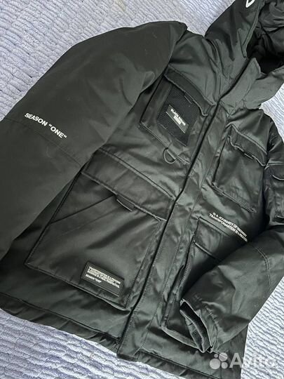 Мужская зимняя куртка парка L (tnf Nike adidas)