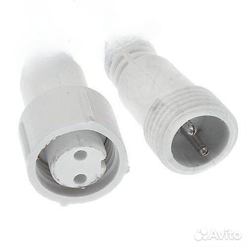 Гирлянда занавес уличный каучук 600 LED, 3 на 3 м