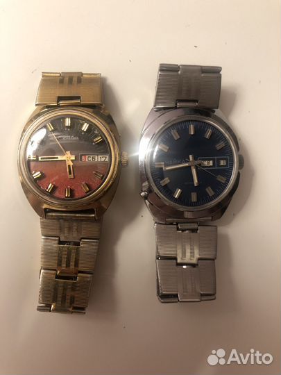 Наручные часы Слава и Чайка