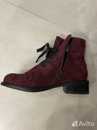 Ботильоны замшевые