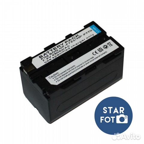 Аккумулятор 4400mAh аналог Sony NP-F750
