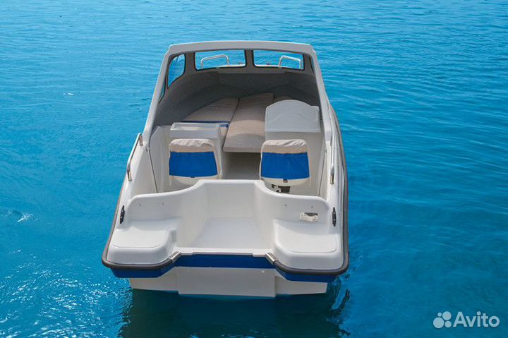 Новый катер с полурубкой Wyatboat 3П длина 4.7 м
