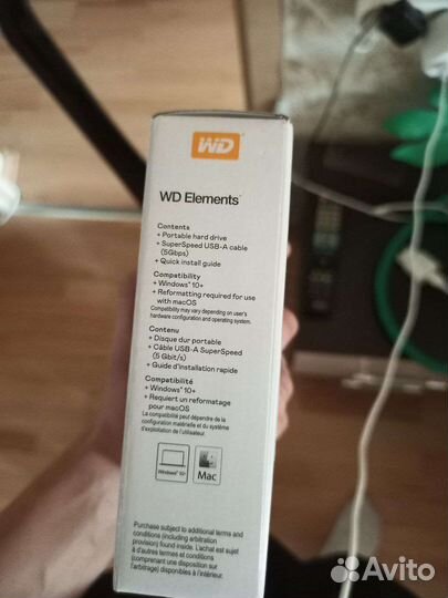 Жёсткий диск WD elements 1tb