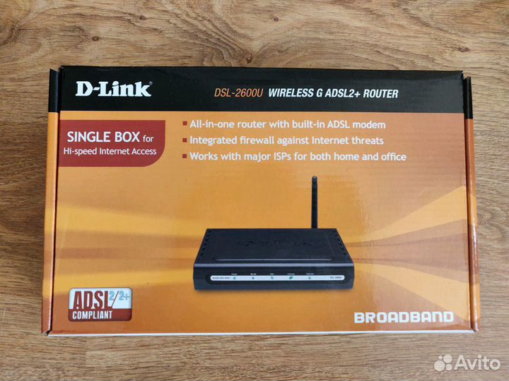 Роутер D-Link DSL-2600U