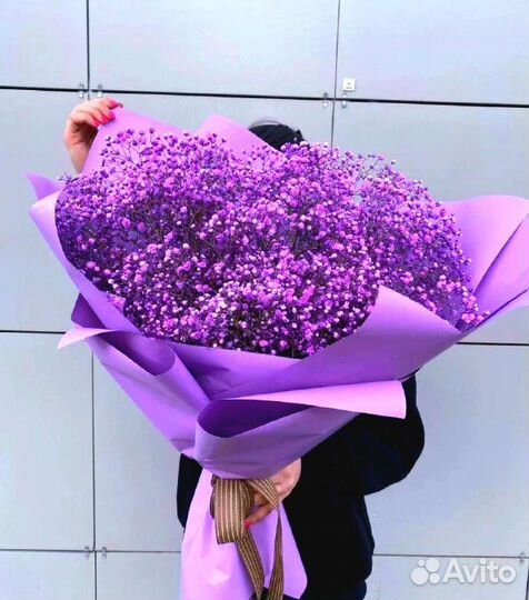 Букет из гипсофил, доставка цветов, гипсофила