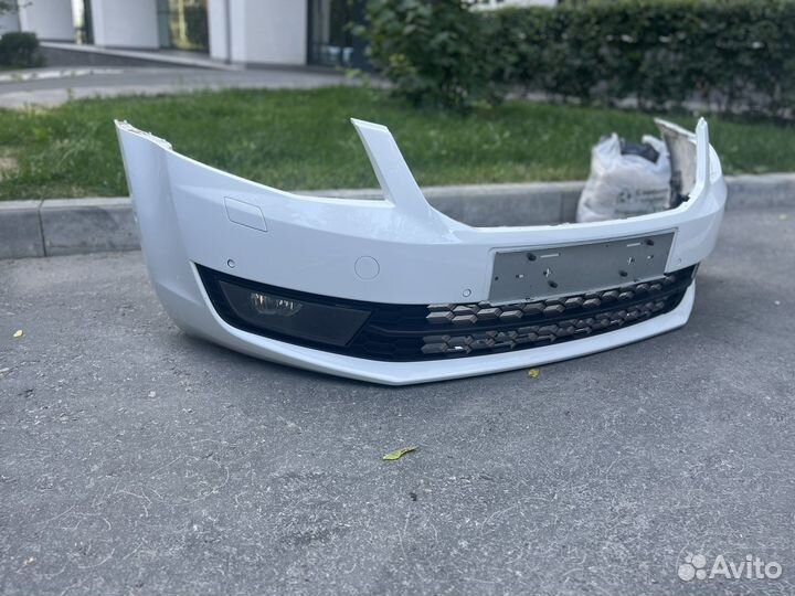 Передний бампер шкода октавия а7