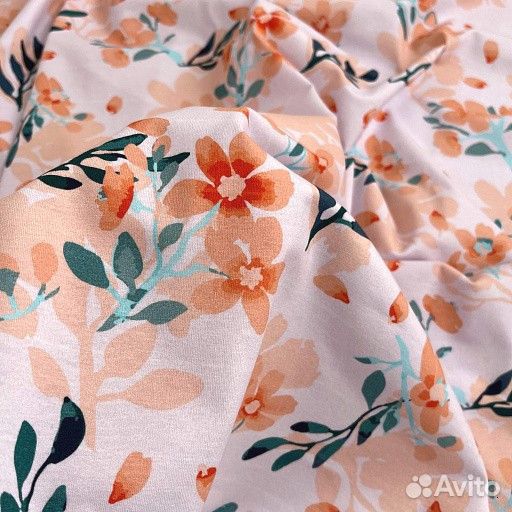 Ткань Кулирка принт оптом