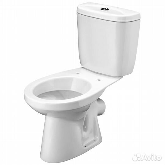 Унитаз-компакт Сантек Анимо белый с косым выпуском