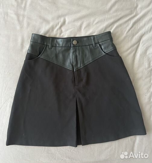 Юбка кожаная lime s