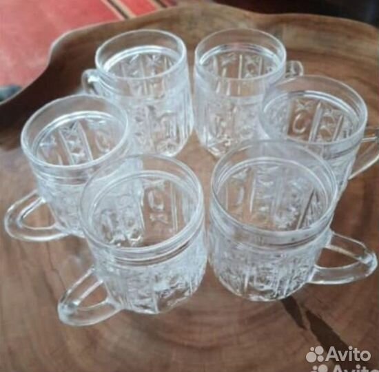 Хрустальные предметы сервировки. СССР. Винтаж