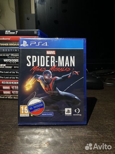 Игра для приставки spider-man miles morales ps4