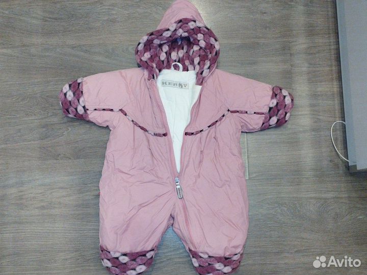 Зимний комбинезон для девочки 62