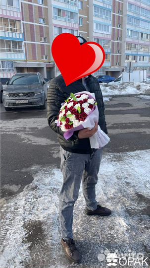 Роза, букет из мыльных роз на 8 марта