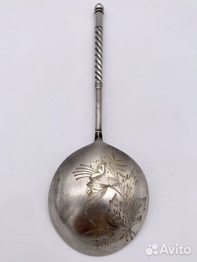Ложка для варенья серебро 84 проба