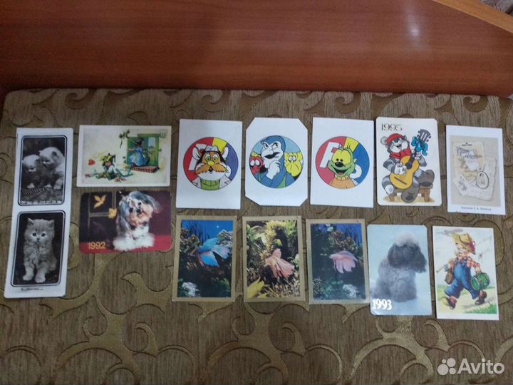 Календари карманные 1992 -1995 г